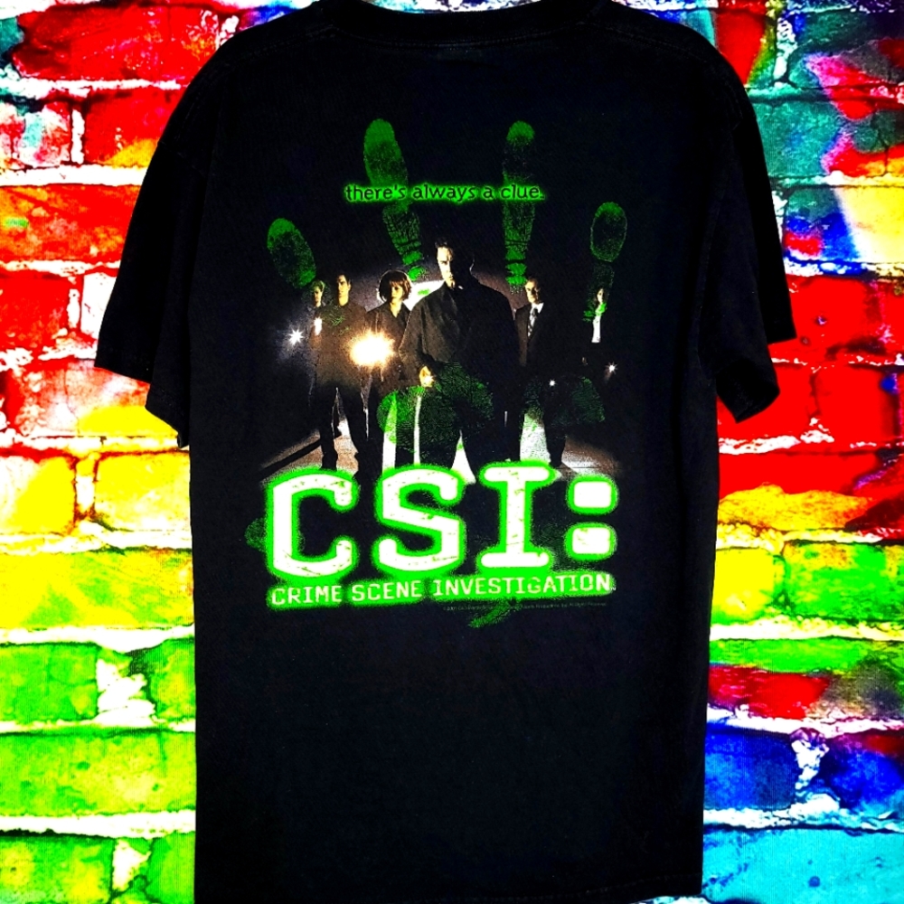 Vintage 2001 Csi Las Vegas Promo Tee